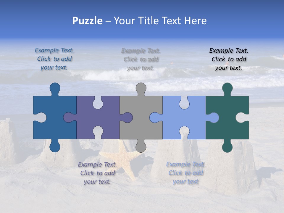 Tourism Resort Sunshine PowerPoint Template