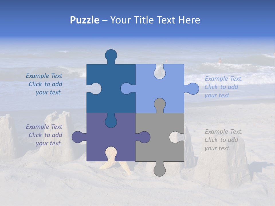 Tourism Resort Sunshine PowerPoint Template