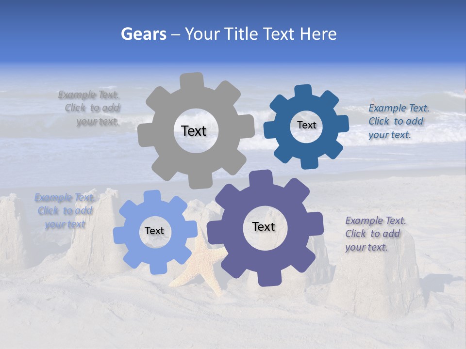 Tourism Resort Sunshine PowerPoint Template