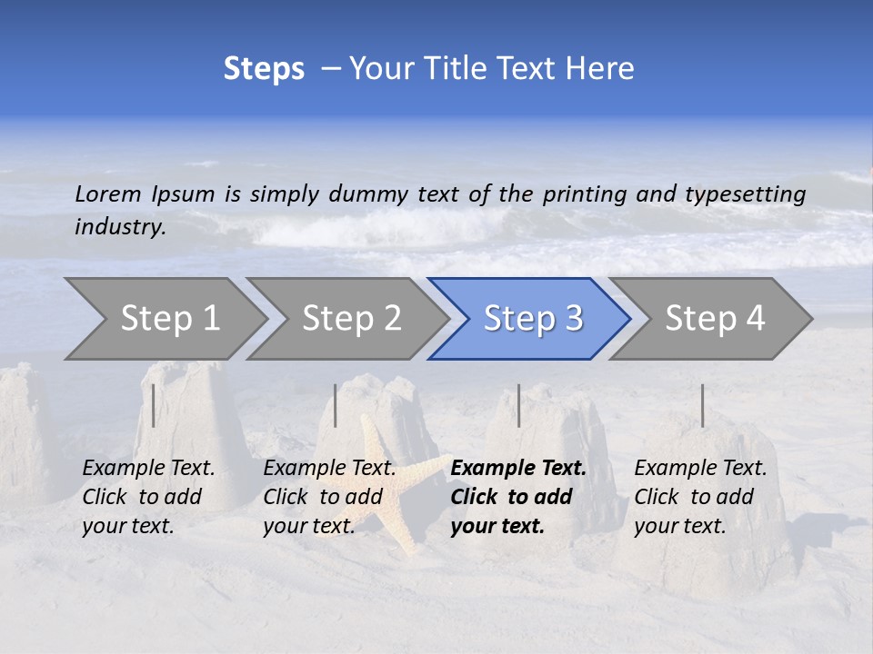 Tourism Resort Sunshine PowerPoint Template