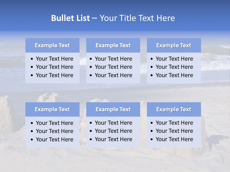 Tourism Resort Sunshine PowerPoint Template