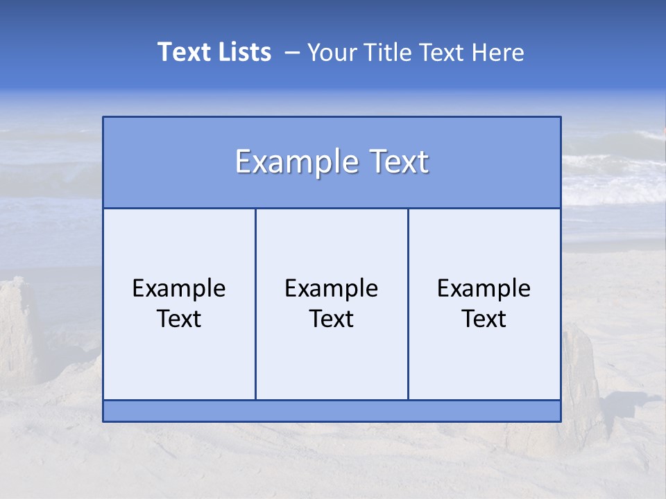Tourism Resort Sunshine PowerPoint Template