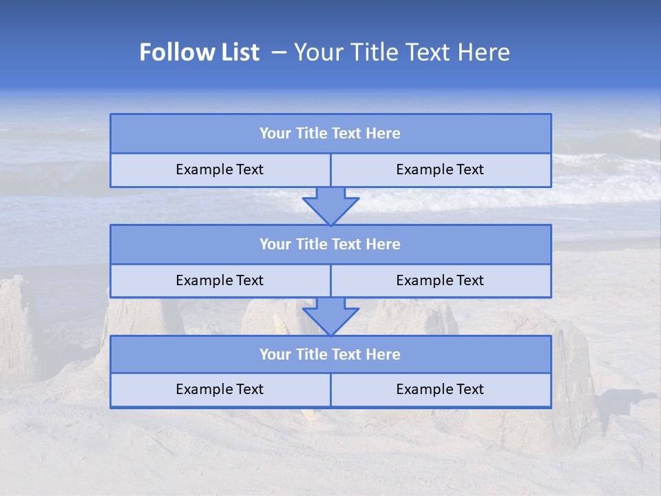 Tourism Resort Sunshine PowerPoint Template