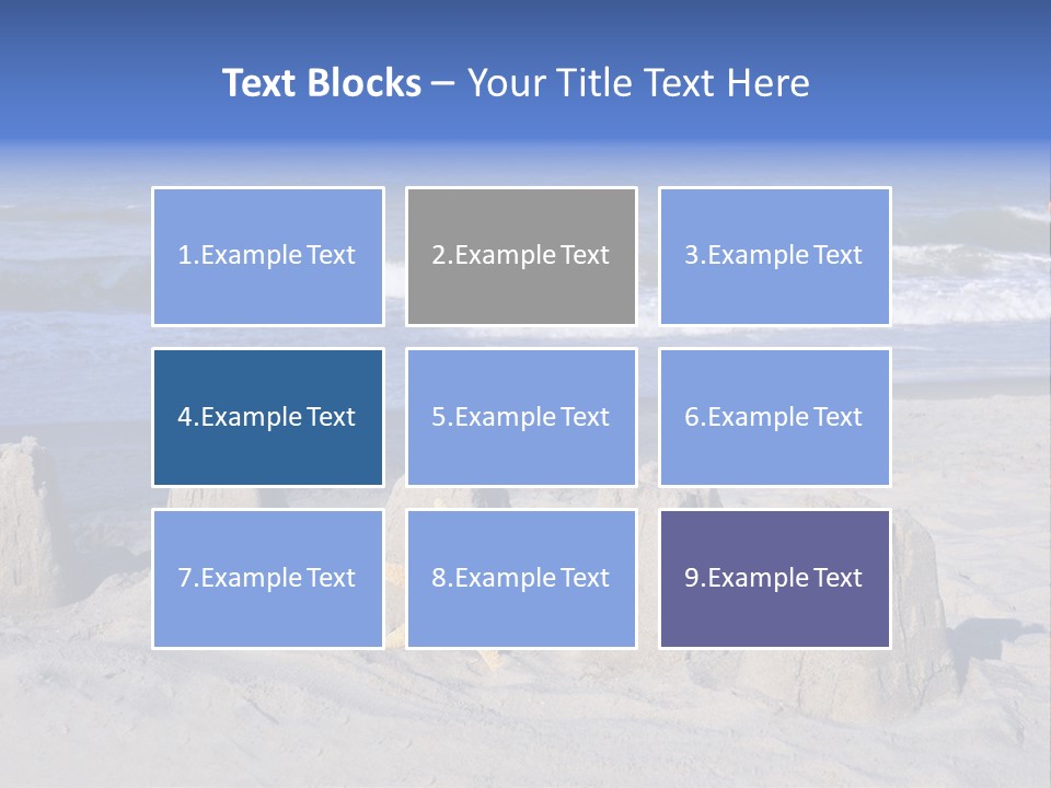Tourism Resort Sunshine PowerPoint Template