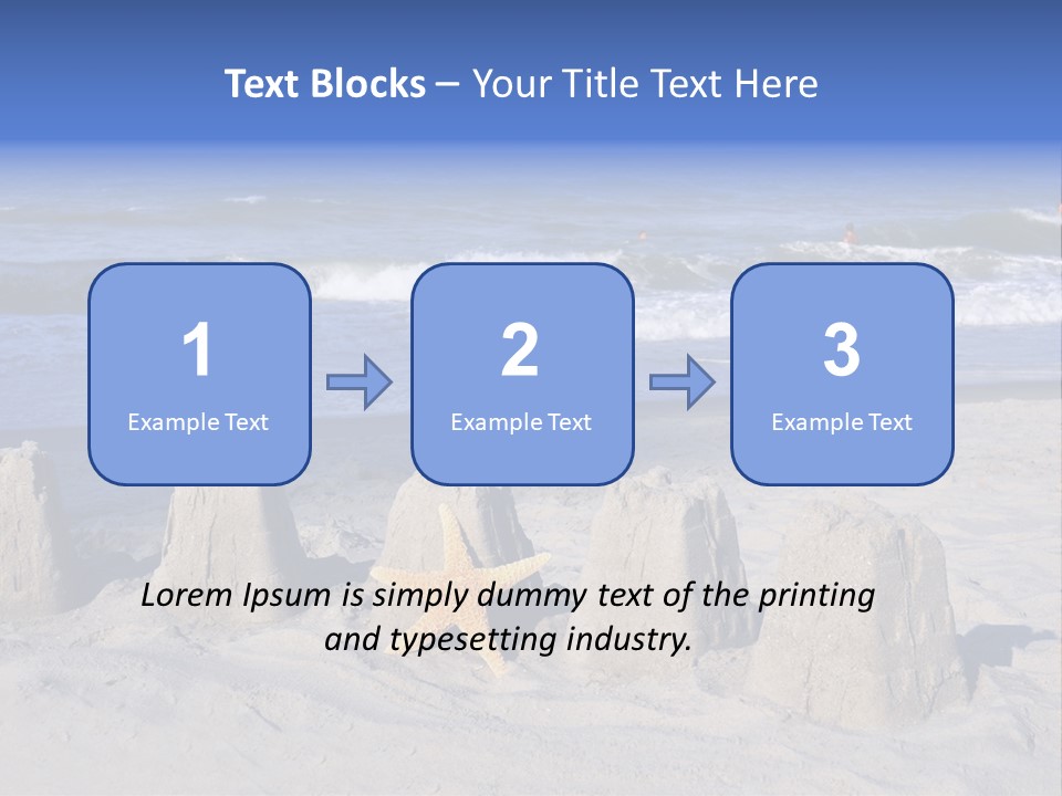 Tourism Resort Sunshine PowerPoint Template