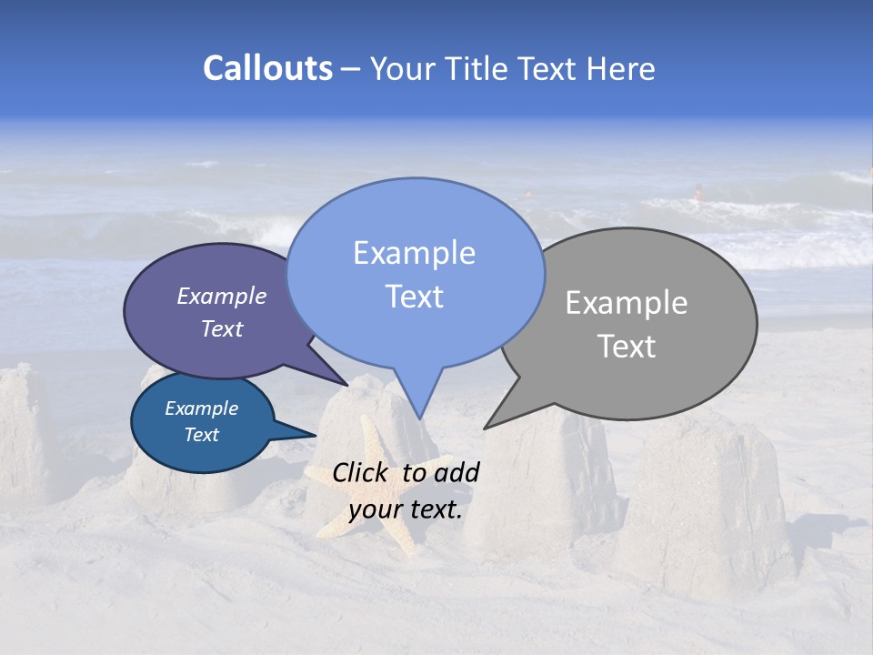 Tourism Resort Sunshine PowerPoint Template