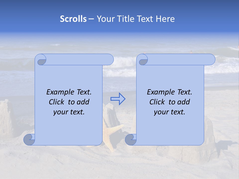 Tourism Resort Sunshine PowerPoint Template