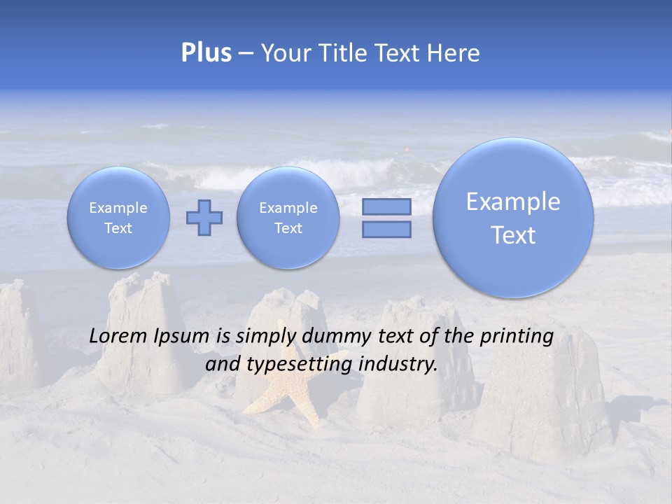 Tourism Resort Sunshine PowerPoint Template