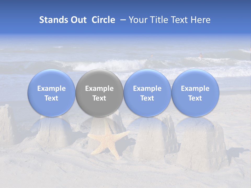 Tourism Resort Sunshine PowerPoint Template