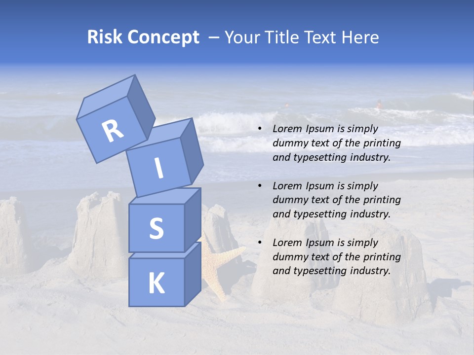 Tourism Resort Sunshine PowerPoint Template