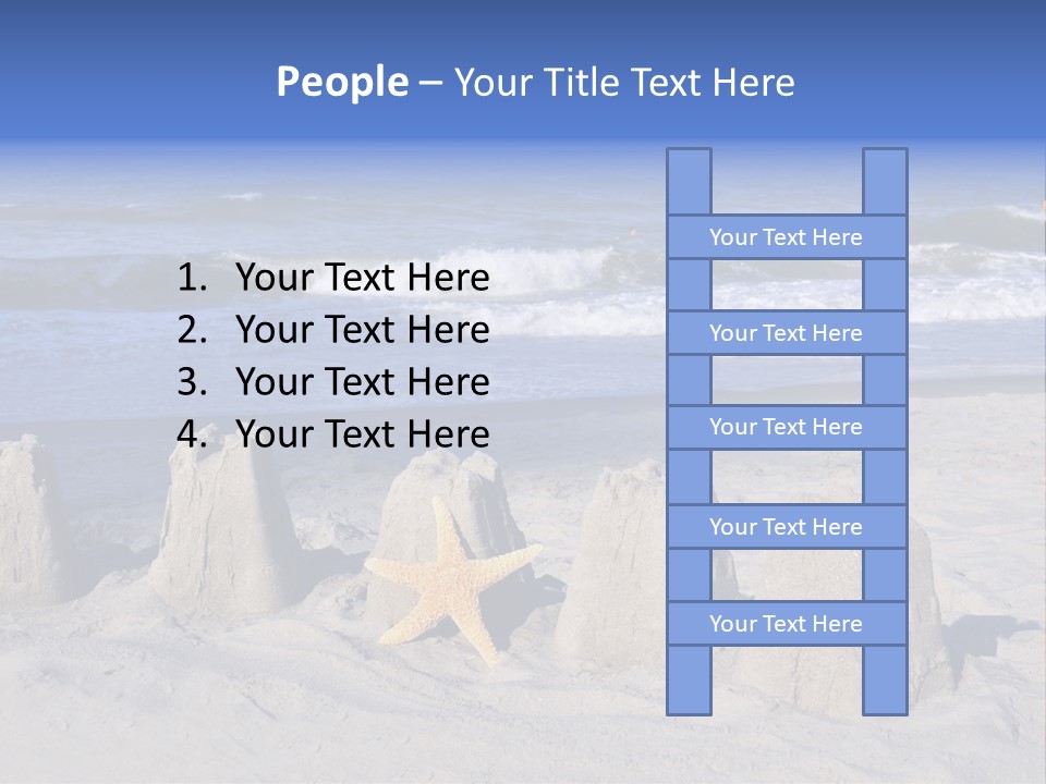 Tourism Resort Sunshine PowerPoint Template