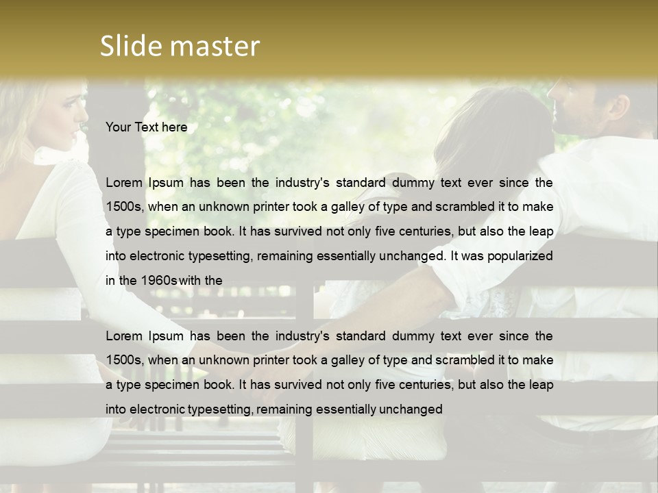 Adult Rejected Romance PowerPoint Template