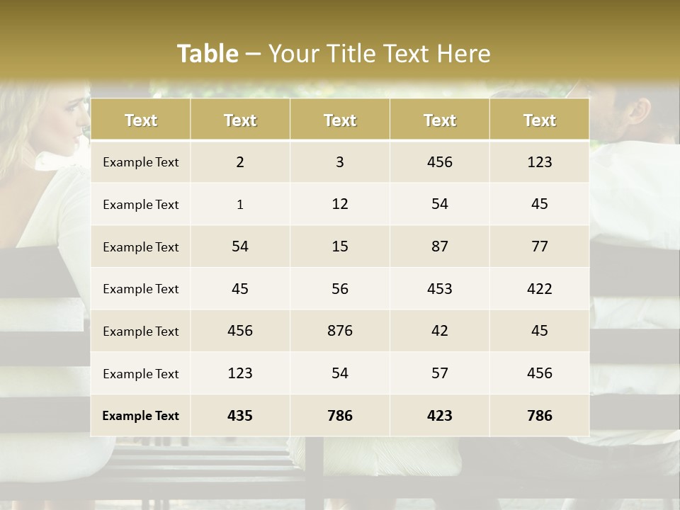 Adult Rejected Romance PowerPoint Template