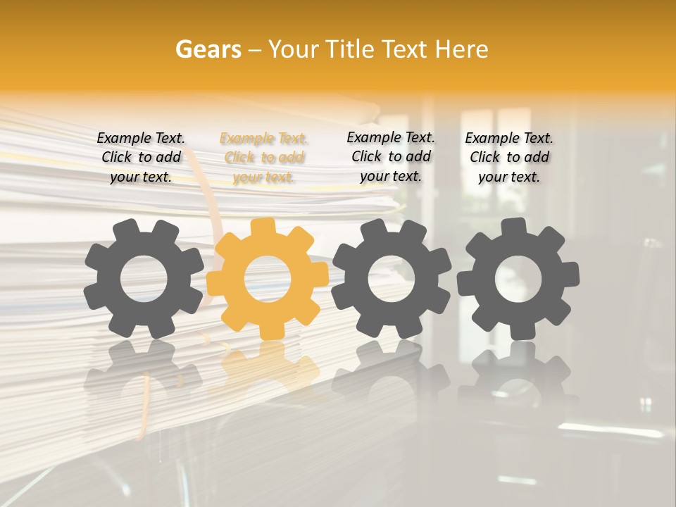 Manage Copy Workflow PowerPoint Template