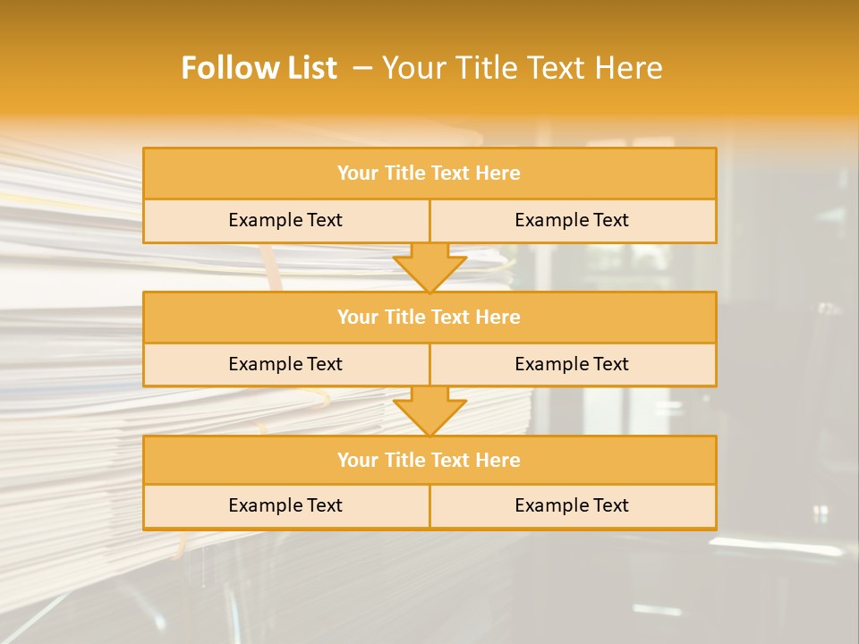 Manage Copy Workflow PowerPoint Template