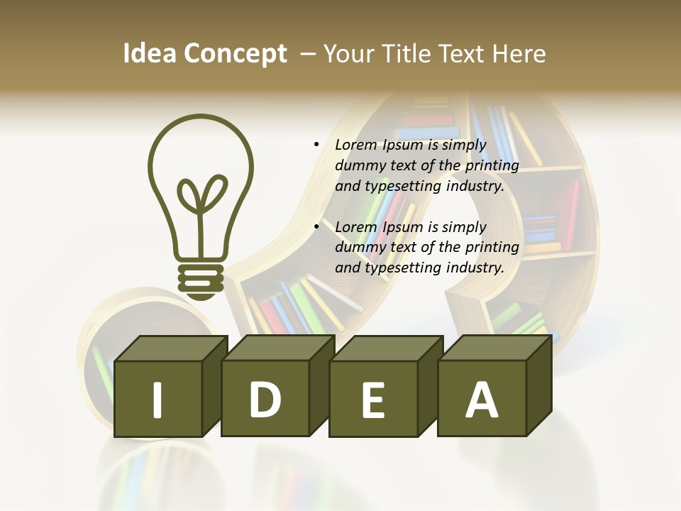 Read Education Knowledge PowerPoint Template