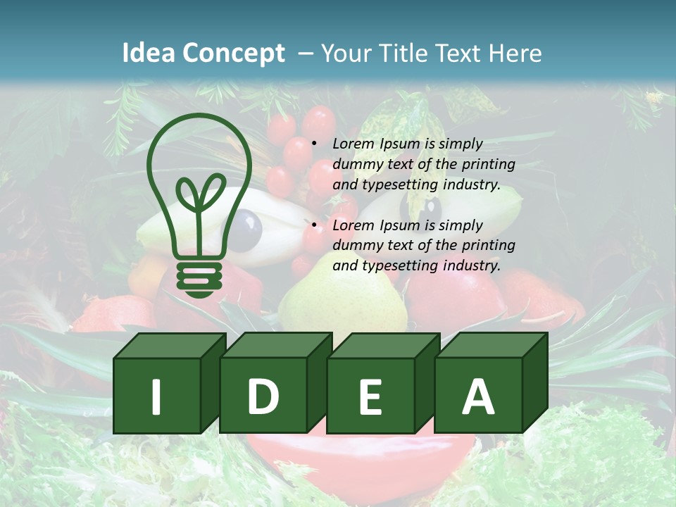 Pomegranate Healthy Natural PowerPoint Template