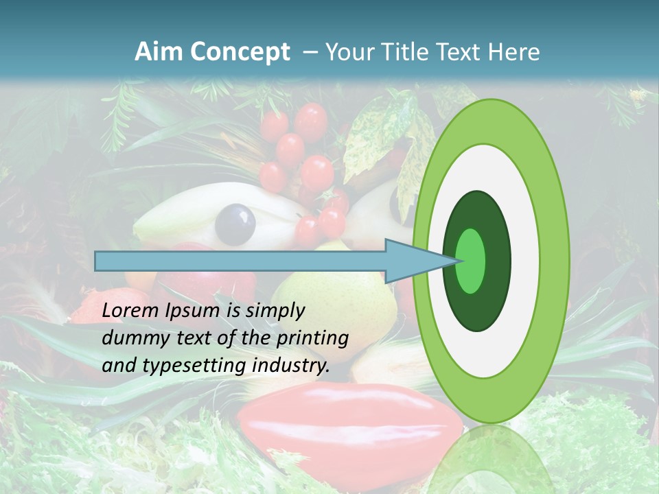 Pomegranate Healthy Natural PowerPoint Template