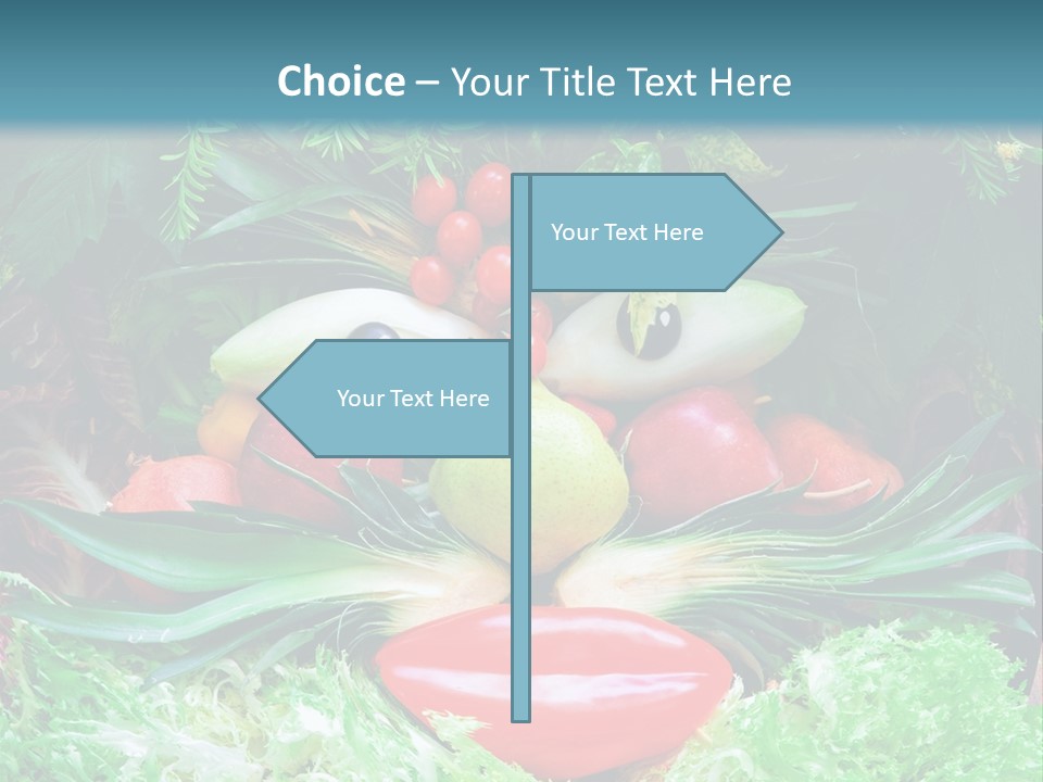 Pomegranate Healthy Natural PowerPoint Template