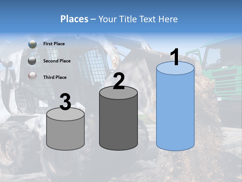Bobcat Loader Construction PowerPoint Template