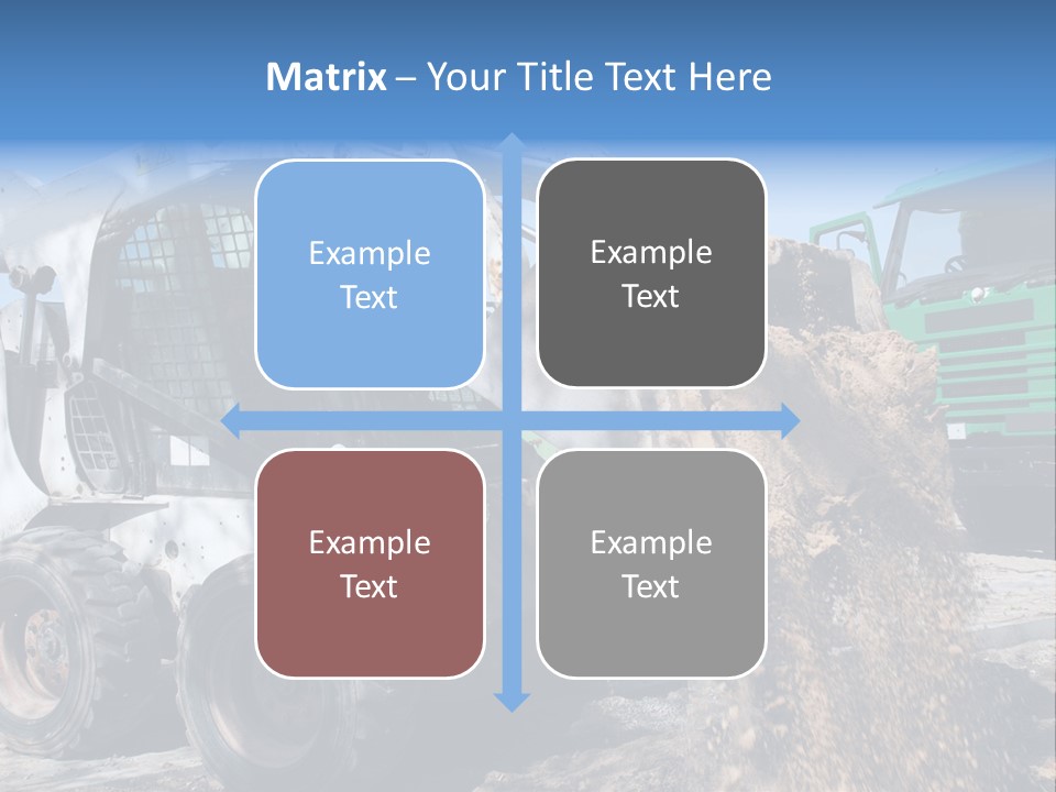 Bobcat Loader Construction PowerPoint Template