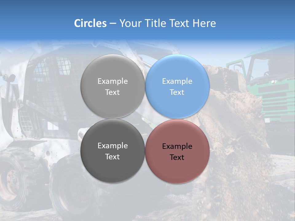 Bobcat Loader Construction PowerPoint Template