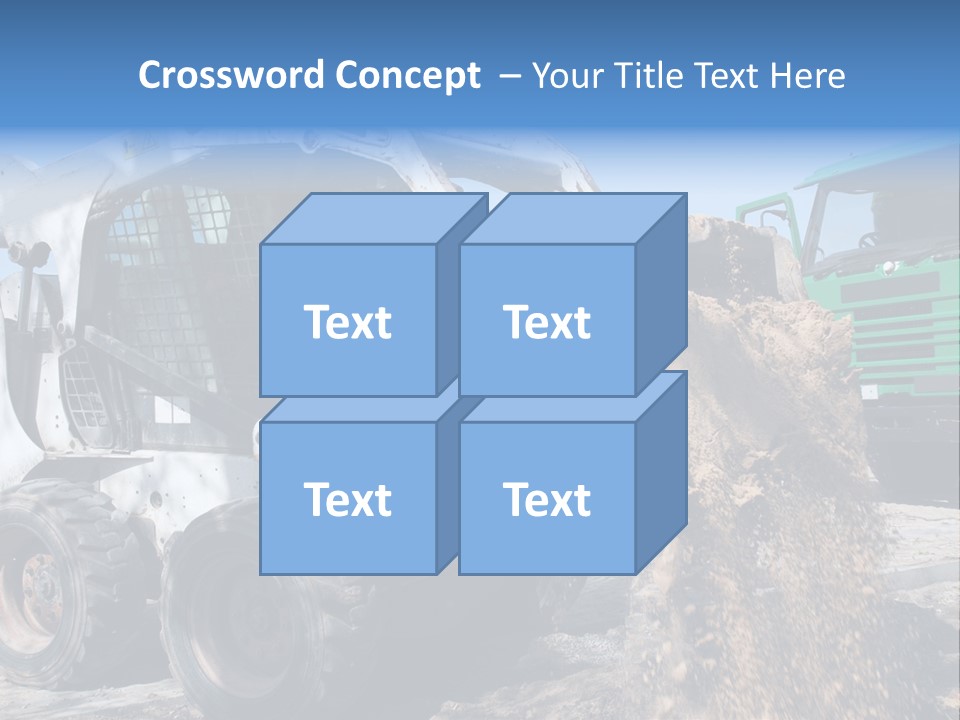 Bobcat Loader Construction PowerPoint Template