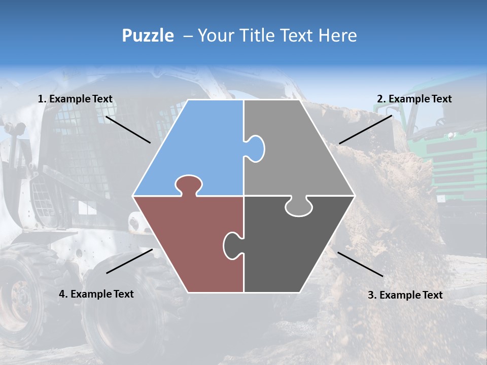 Bobcat Loader Construction PowerPoint Template
