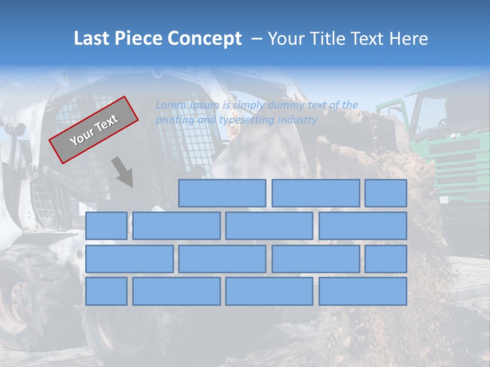 Bobcat Loader Construction PowerPoint Template