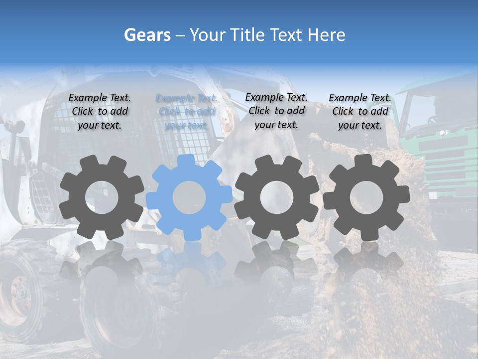 Bobcat Loader Construction PowerPoint Template