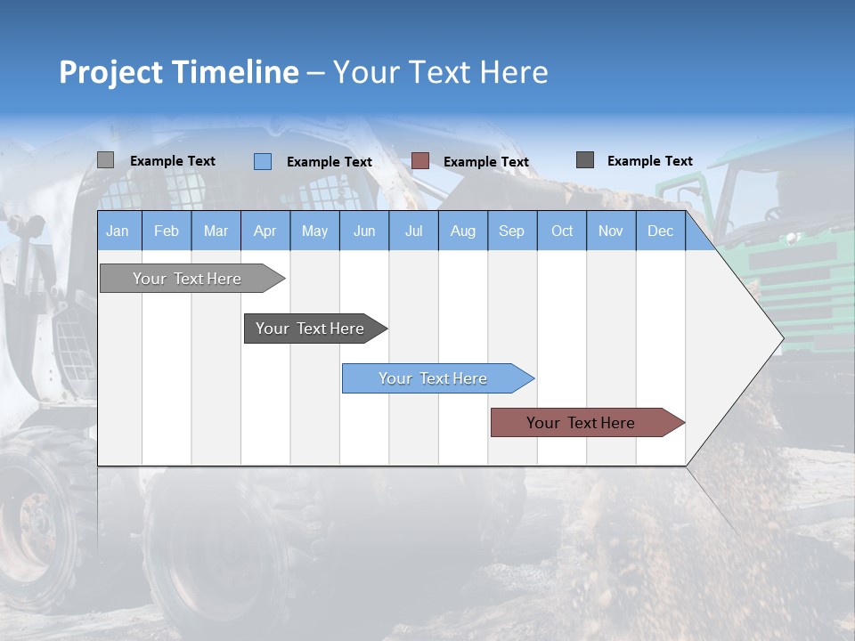 Bobcat Loader Construction PowerPoint Template