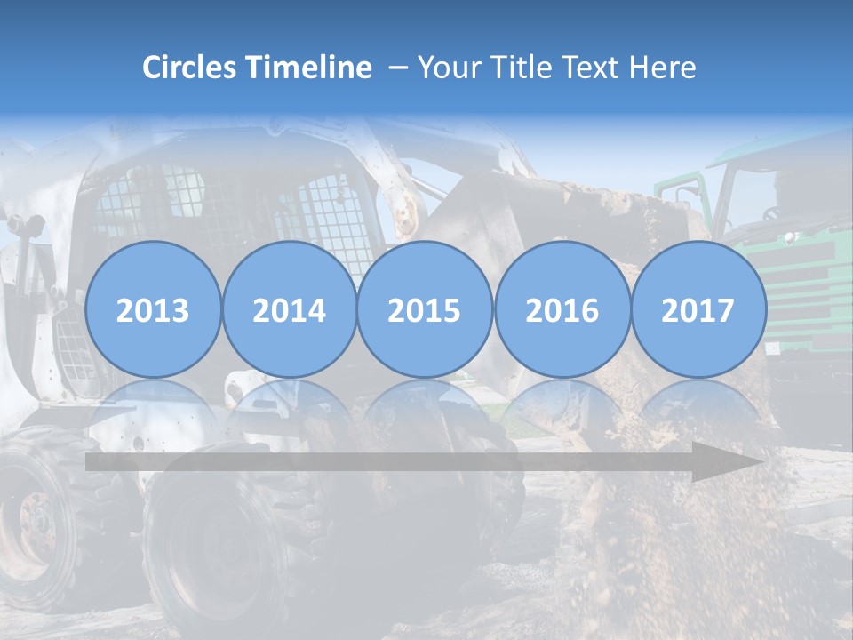 Bobcat Loader Construction PowerPoint Template