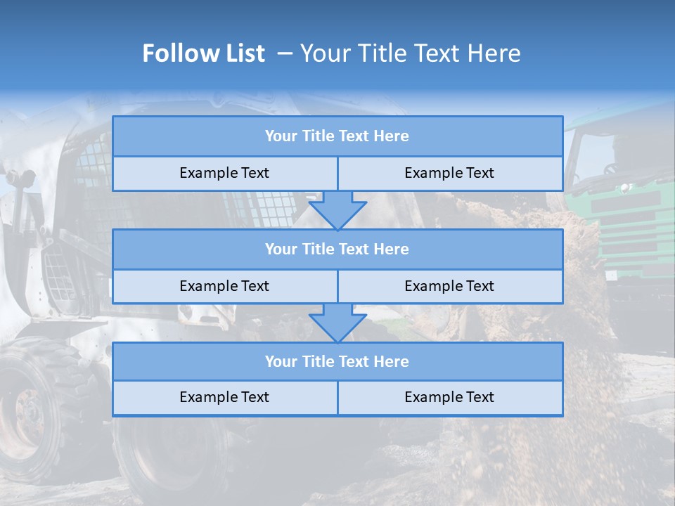Bobcat Loader Construction PowerPoint Template