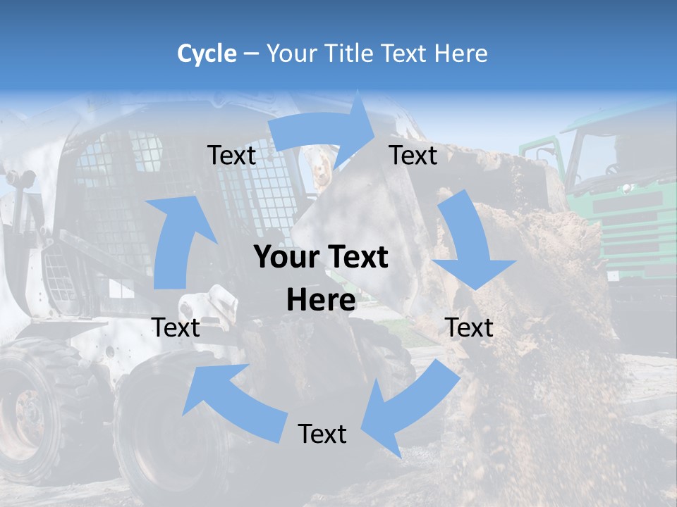 Bobcat Loader Construction PowerPoint Template