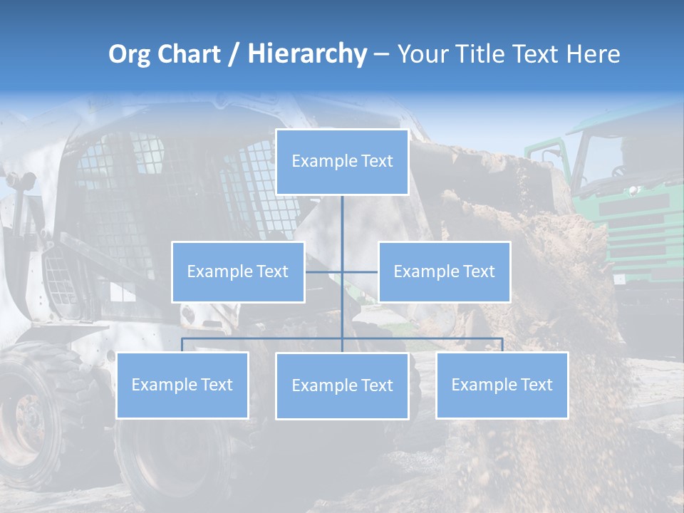 Bobcat Loader Construction PowerPoint Template