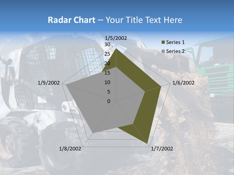Bobcat Loader Construction PowerPoint Template