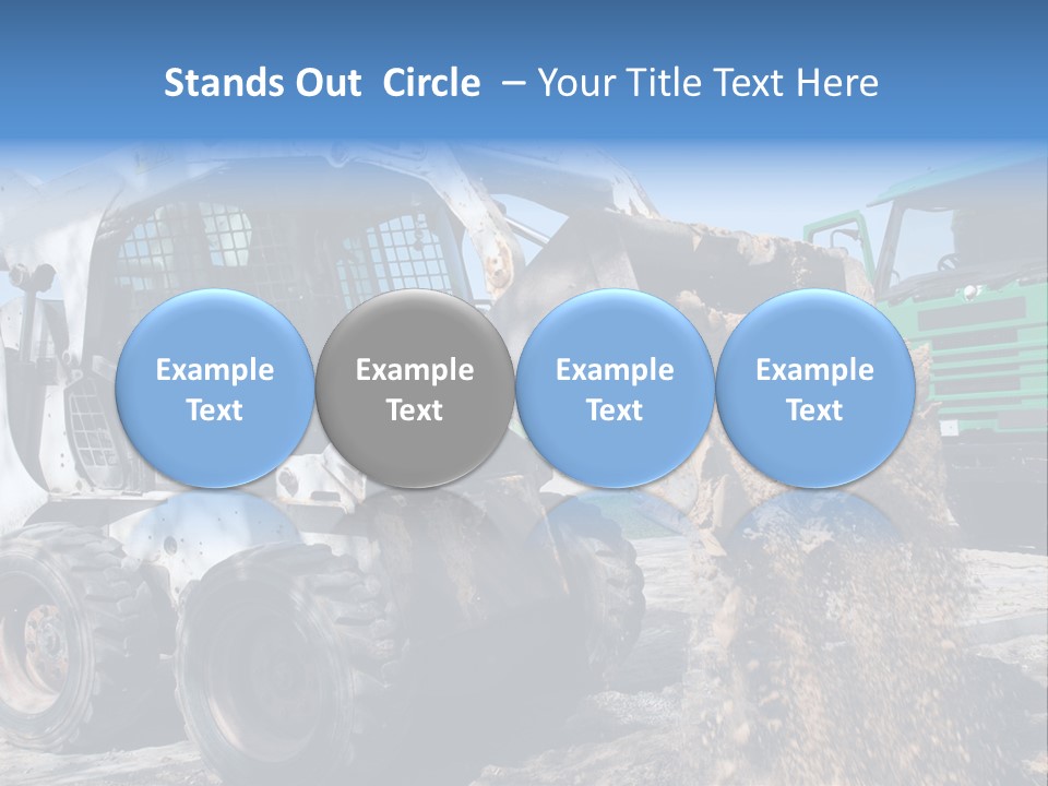 Bobcat Loader Construction PowerPoint Template