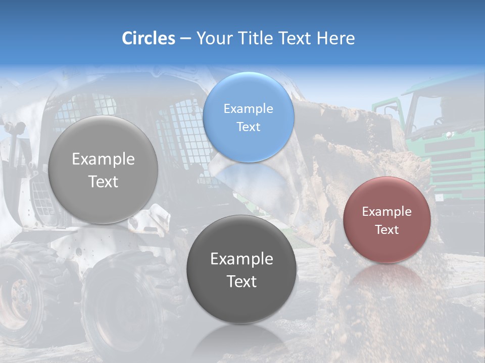 Bobcat Loader Construction PowerPoint Template