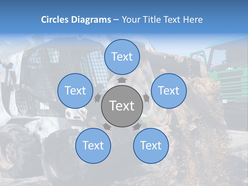 Bobcat Loader Construction PowerPoint Template