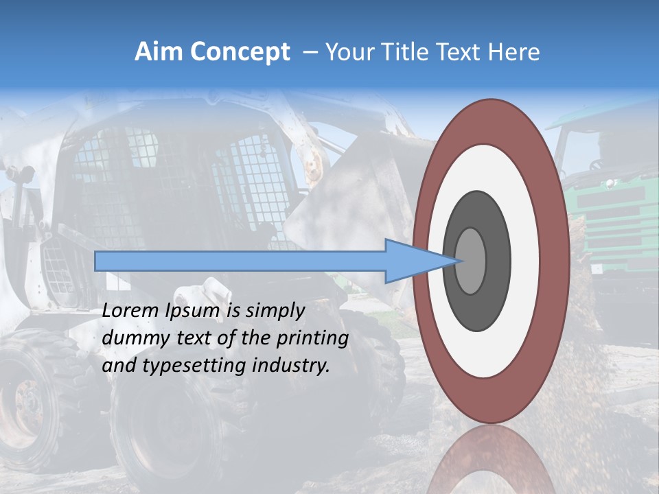 Bobcat Loader Construction PowerPoint Template