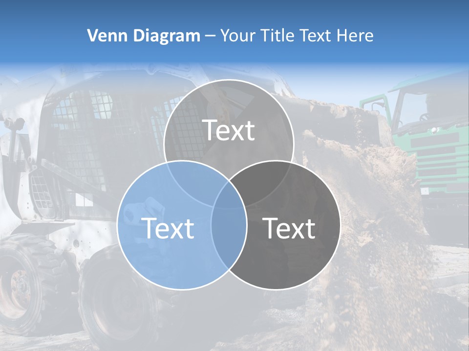 Bobcat Loader Construction PowerPoint Template