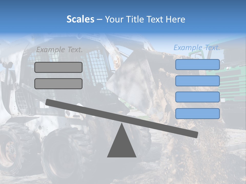 Bobcat Loader Construction PowerPoint Template
