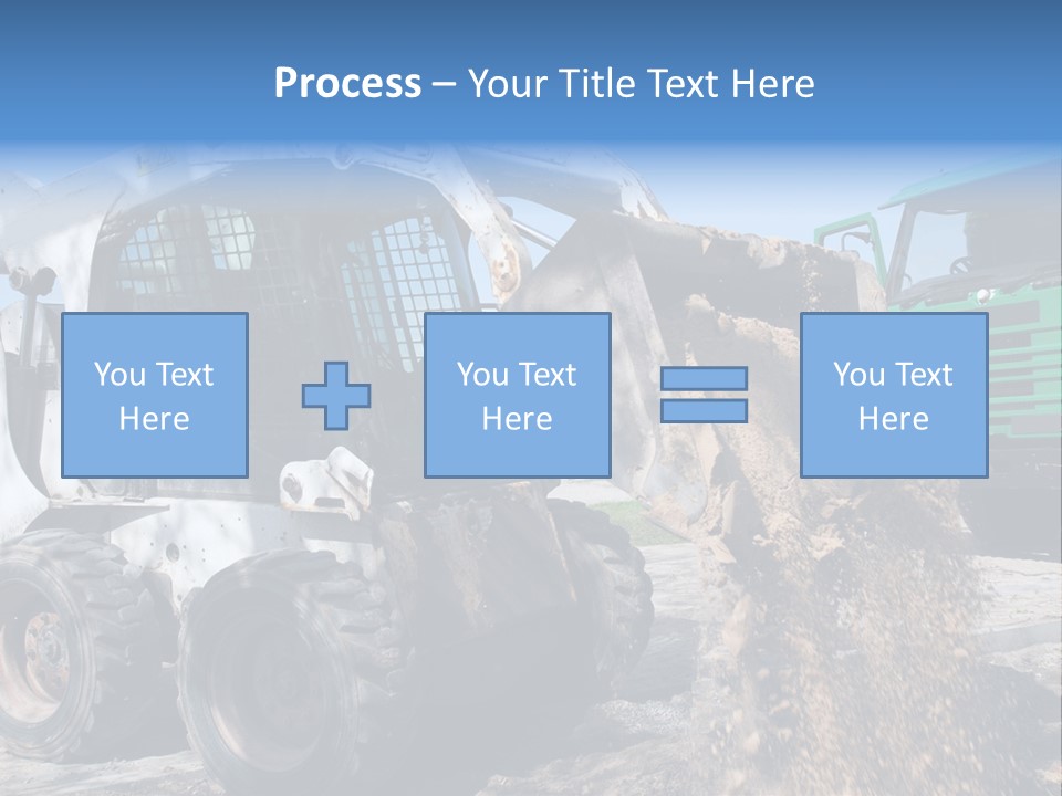 Bobcat Loader Construction PowerPoint Template
