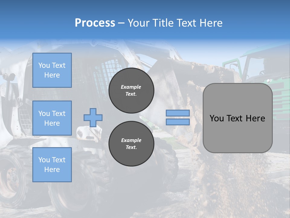 Bobcat Loader Construction PowerPoint Template