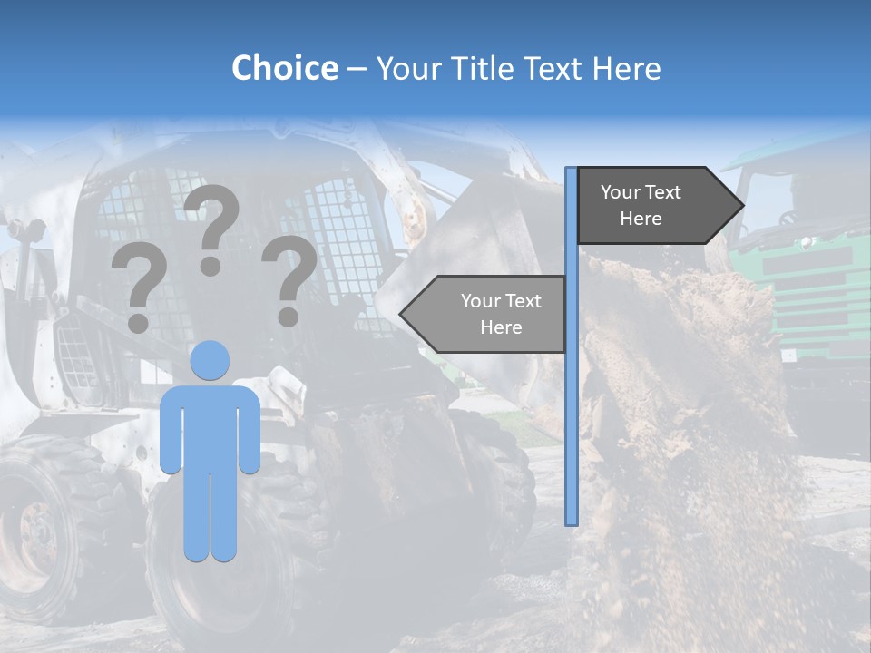 Bobcat Loader Construction PowerPoint Template