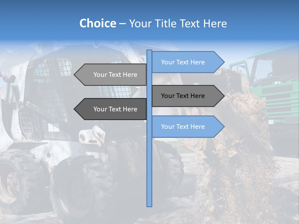 Bobcat Loader Construction PowerPoint Template