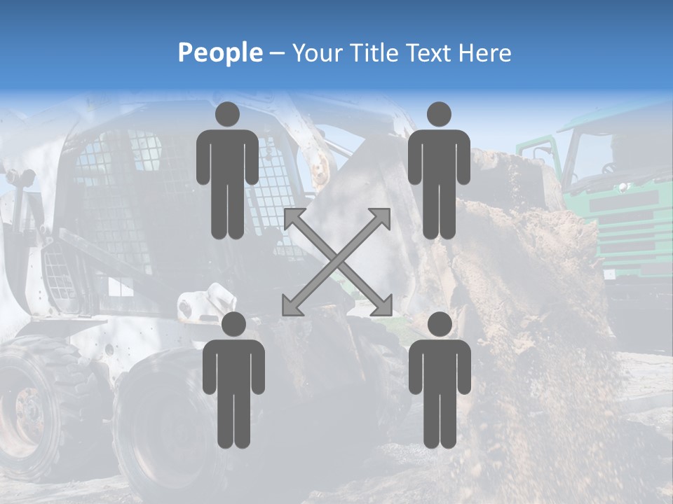 Bobcat Loader Construction PowerPoint Template