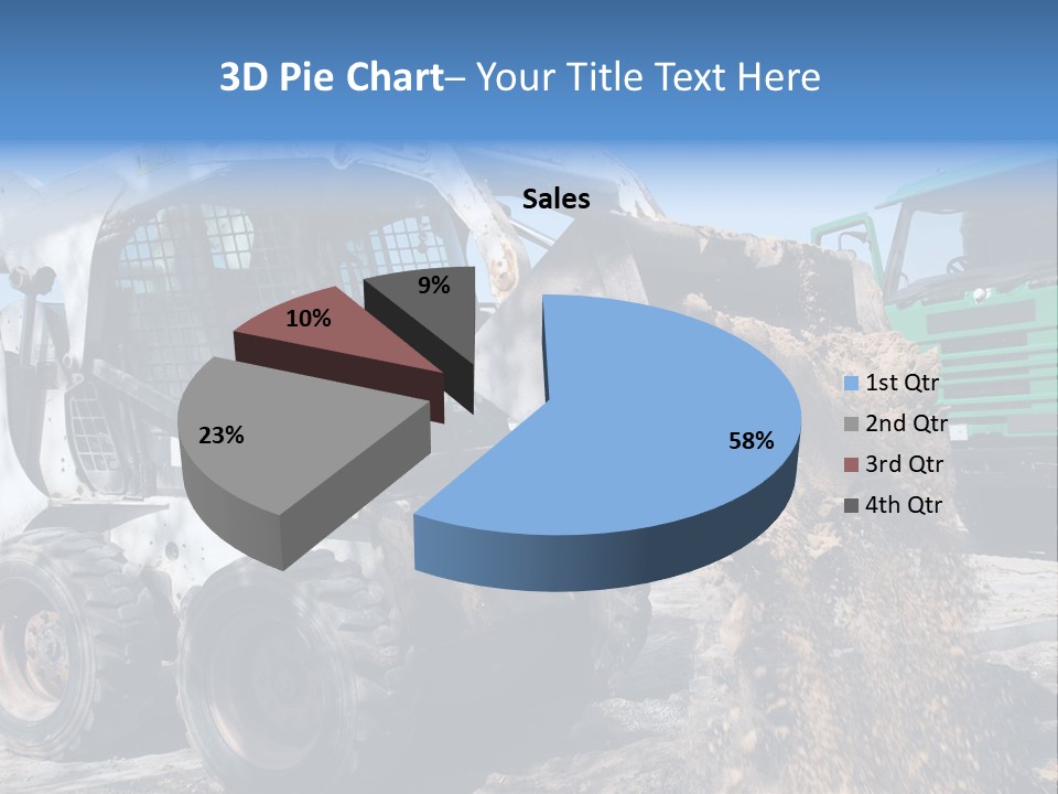 Bobcat Loader Construction PowerPoint Template
