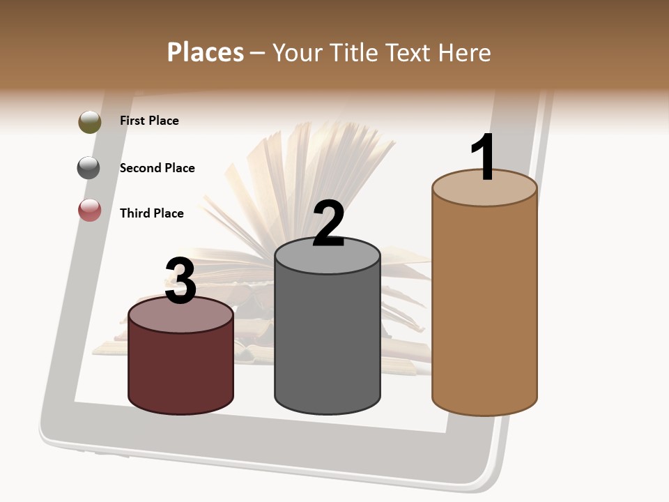 Mature Teenager Smile PowerPoint Template