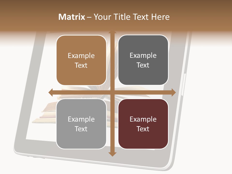 Mature Teenager Smile PowerPoint Template